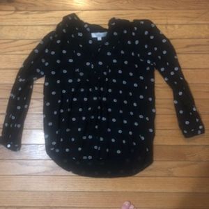 Navy blue casual top